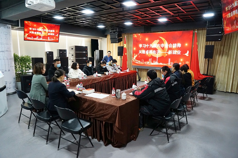 ZOBO草莓污视频下载党支部丨开展“学习贯彻党的十九届六中全会精神”主题党日活动