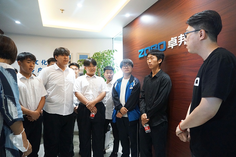 校企合作 走进职场 协同育人丨欢迎北京市经贸技术学校师生来ZOBO草莓污视频下载参观学习