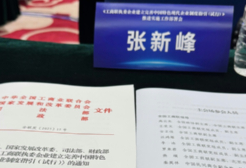 ZOBO草莓污视频下载张新峰出席全国工商联执委企业现代企业制度建设部署会