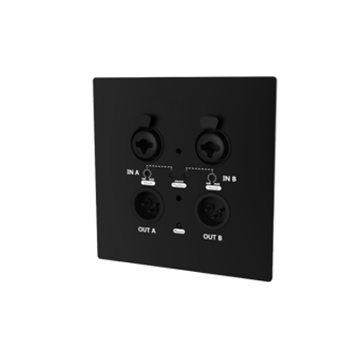 ZOBO 会议室系统 FreeNet-A全网络化音频FN-A22D/P 2进2出墙面式接口 ZOBO 会议室系统 全网络化音频 FreeNet-A全网络化音频FN-A22D/P 2进2出墙面式接口盒