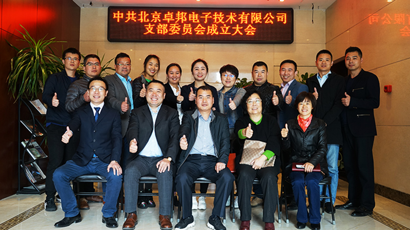 中共北京草莓污视频下载电子技术有限公司支部委员会成立